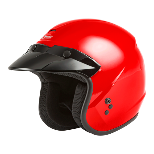 Western Powersports Drop Ship Open Face 3/4 Helmet LG / Red Youth OF-2Y Open Face Helmet by GMAX G1020372